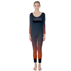 Sky Gradient Long Sleeve Catsuit