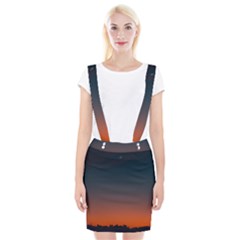 Sky Gradient Braces Suspender Skirt