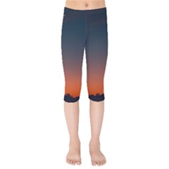 Sky Gradient Kids  Capri Leggings  by artworkshop