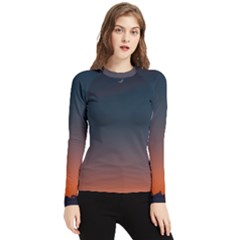 Sky Gradient Women s Long Sleeve Rash Guard by artworkshop