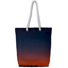 Sky Gradient Full Print Rope Handle Tote (small) by artworkshop