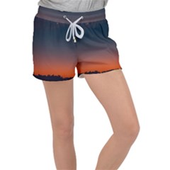 Sky Gradient Velour Lounge Shorts by artworkshop