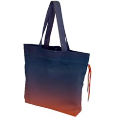 Sky Gradient Drawstring Tote Bag by artworkshop