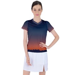 Sky Gradient Women s Sports Top by artworkshop