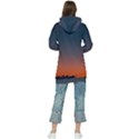 Sky gradient Women s Long Oversized Pullover Hoodie View2