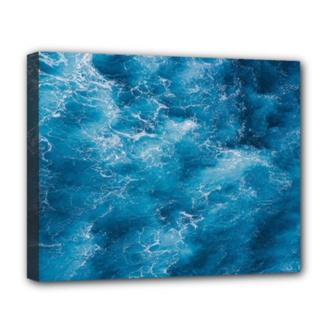 Blue Water Speech Therapy Deluxe Canvas 20  X 16  (stretched) by artworkshop