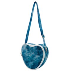 Blue Water Speech Therapy Heart Shoulder Bag