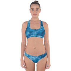 Blue Water Speech Therapy Cross Back Hipster Bikini Set