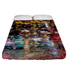 Water Droplets Fitted Sheet (king Size) by artworkshop