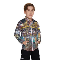 Water Droplets Kids  Windbreaker by artworkshop