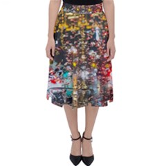 Water Droplets Classic Midi Skirt by artworkshop