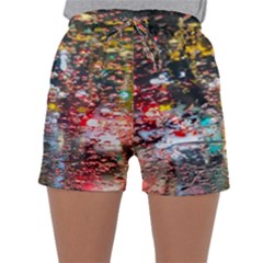 Water Droplets Sleepwear Shorts by artworkshop