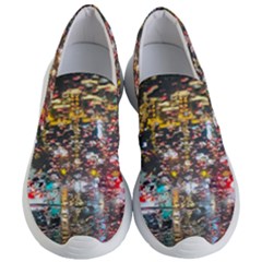 Water Droplets Women s Lightweight Slip Ons by artworkshop