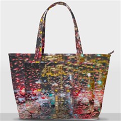 Water Droplets Back Pocket Shoulder Bag  by artworkshop