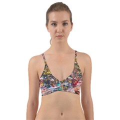 Water Droplets Wrap Around Bikini Top by artworkshop