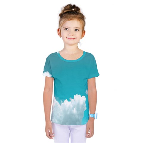 Clouds Hd Wallpaper Kids  One Piece Tee by artworkshop