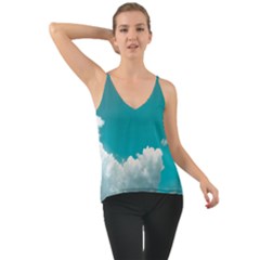 Clouds Hd Wallpaper Chiffon Cami by artworkshop