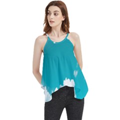 Clouds Hd Wallpaper Flowy Camisole Tank Top by artworkshop