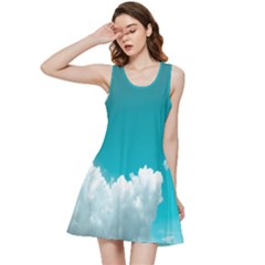 Clouds Hd Wallpaper Inside Out Racerback Dress by artworkshop