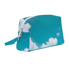 Clouds Hd Wallpaper Wristlet Pouch Bag (medium) by artworkshop