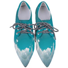 Clouds Hd Wallpaper Pointed Oxford Shoes by artworkshop