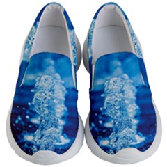 Water Blue Wallpaper Kids Lightweight Slip Ons by artworkshop