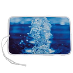 Water Blue Wallpaper Pen Storage Case (m) by artworkshop