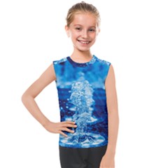 Water Blue Wallpaper Kids  Mesh Tank Top by artworkshop