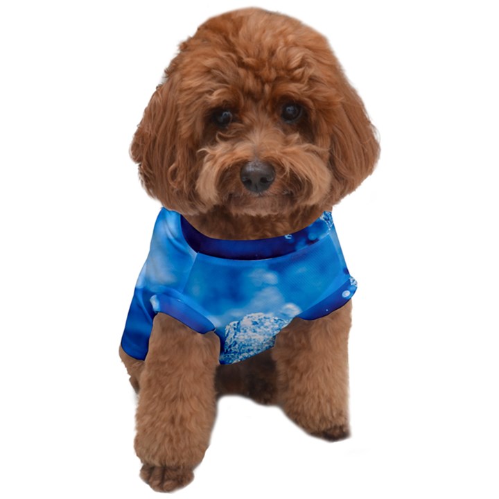 Water Blue wallpaper Dog T-Shirt