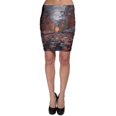 Breathe In Nature Background Bodycon Skirt by artworkshop