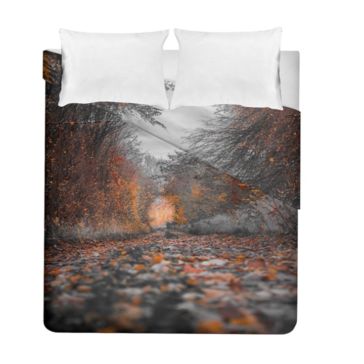 Breathe in Nature Background Duvet Cover Double Side (Full/ Double Size)