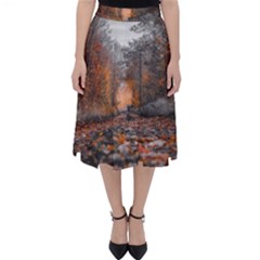 Breathe In Nature Background Classic Midi Skirt by artworkshop