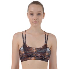 Breathe In Nature Background Line Them Up Sports Bra by artworkshop