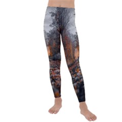 Breathe In Nature Background Kids  Lightweight Velour Leggings by artworkshop