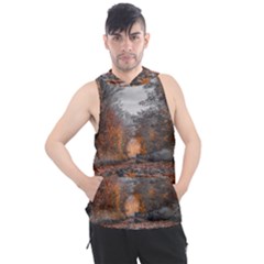 Breathe In Nature Background Men s Sleeveless Hoodie by artworkshop