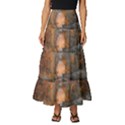 Breathe in Nature Background Tiered Ruffle Maxi Skirt View1