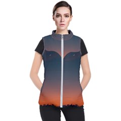 Sky Gradient Women s Puffer Vest by artworkshop