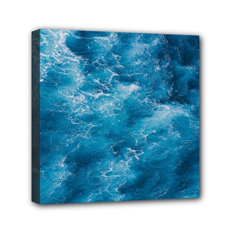 Blue Water Speech Therapy Mini Canvas 6  X 6  (stretched) by artworkshop