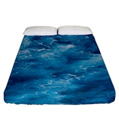 Blue Water Speech Therapy Fitted Sheet (king Size) by artworkshop