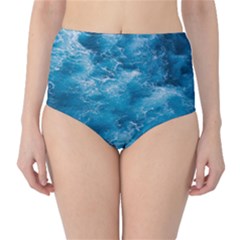 Blue Water Speech Therapy Classic High-waist Bikini Bottoms by artworkshop