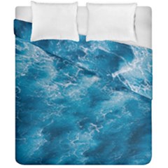 Blue Water Speech Therapy Duvet Cover Double Side (california King Size) by artworkshop