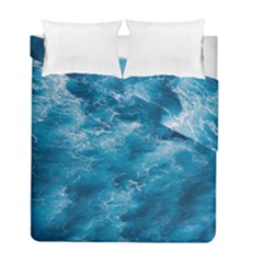 Blue Water Speech Therapy Duvet Cover Double Side (full/ Double Size) by artworkshop