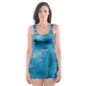 Blue Water Speech Therapy Skater Dress Swimsuit View1