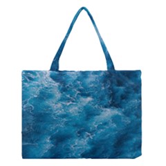 Blue Water Speech Therapy Medium Tote Bag by artworkshop