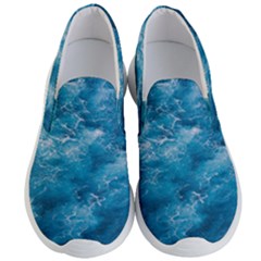 Blue Water Speech Therapy Men s Lightweight Slip Ons by artworkshop