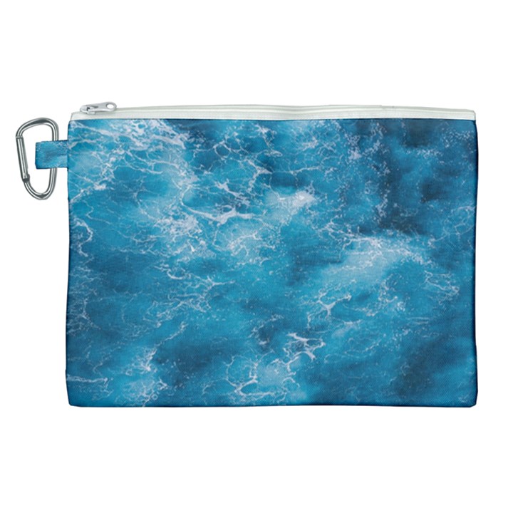 Blue Water Speech Therapy Canvas Cosmetic Bag (XL)