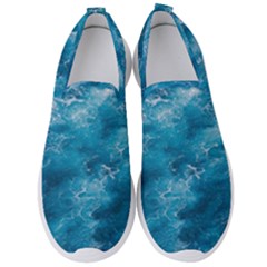 Blue Water Speech Therapy Men s Slip On Sneakers by artworkshop