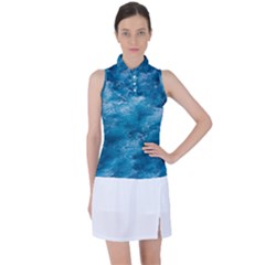 Blue Water Speech Therapy Women s Sleeveless Polo Tee by artworkshop