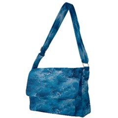 Blue Water Speech Therapy Full Print Messenger Bag (l) by artworkshop