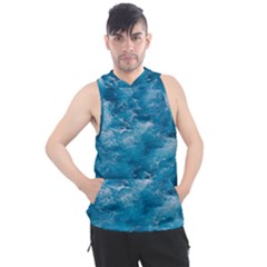 Blue Water Speech Therapy Men s Sleeveless Hoodie by artworkshop